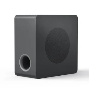 Active Subwoofer 6.5 Inch Woofer 60W RMS RGB LED Light for Dual Mode Powered Soundbar and Computer Home Theatre Audio System