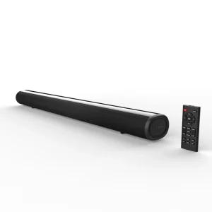 Active Wireless 5.3 Floor Standing Soundbar, RGB Light, AUX/USB Inputs for ARC, Mobile Phone, Computer, Home Theater