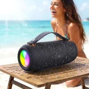 Advanced XL09 30W Bluetooth Dual Bass Portable Speaker with LED and Carrying Strap