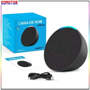 Alaxe Pop Bluetooth 5.3 Speaker Wireless Fabric Clad 10W Mini Subwoofer Support SD Card for Home Car Use