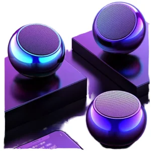 Aluminum Metal Mini Bluetooth Sports Outdoor Portable Sound Box M3 Super Mini Wireless Smart Speaker