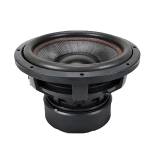 Aluminum Subwoofer with Carbon Fiber Cone Dual 2/4 Ohm Coil 800w Rms Powered Car Audio Subwoofer Speaker 12inch