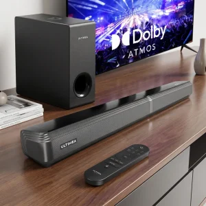 Apollo S60 4.1CH Dolby Atmos Soundbar 280W Wired Subwoofer BassMX HD EARC DSP Chip Home Theater Audio System
