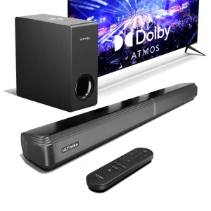 Apollo S60 Dolby Atmos 4.1CH Soundbar 280W Wired Subwoofer BassMX HD EARC DSP Chip 3 EQ Modes Audio System