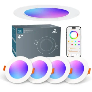 Australian Standard RGB CCT Adjustable Spotlight for Home Office 10w Dimmable Led Recessed Downlight