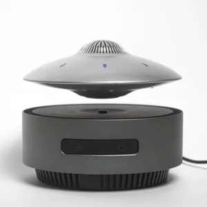 Automatic Lift Down Floating UFO BT Speaker ABS Plastic Portable Musical Party