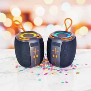 B 805 Portable Wireless Speaker 5W with RGB Light Home Party Speaker Subwoofer for Indoor Outdoor Use