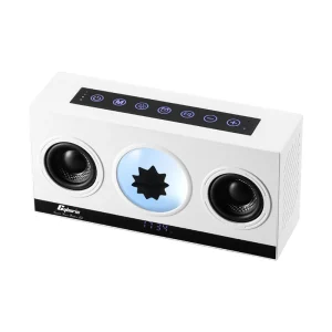 B1 Magnetic Wireless Speaker Dancing Ferrofluid with Music Rhythm Portable Speaker with Alarm Clock Function Support TWS TF USB