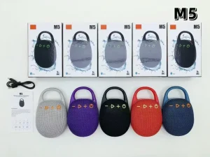 B63 M5 Mini Portable Speaker RGB for IPX4 Waterproof Built in Mic Compact Lightweight Excellent Sound Quality TF USB