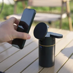 BAYU 6 In1 Car Smart Kit Portable For Speaker With Deep Bass Wireless Charging Stable Connection Outdoor Use