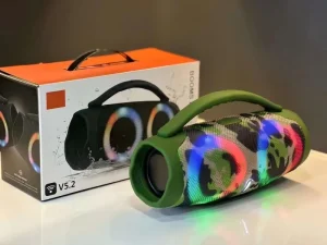 BOX3 MINI War God Wireless Speaker 5.3 RGB LED Colorful Light Portable Outdoor Heavy Bass Subwoofer Plastic APP