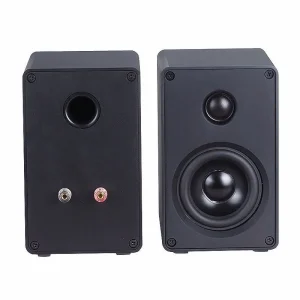 BRZHIFI SP YS1 Y Home Theater 3 Inch 2.0 Channel Two Way Passive Stereo Desktop Computer Speaker with Display Rack