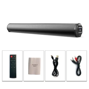 BS 10 Wireless Soundbar Speaker Home Desktop Subwoofer Remote Control Home Theater Bluetooth Speaker