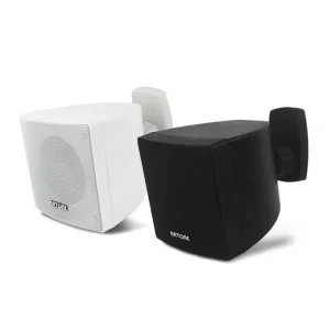 BS-120 Small Satellite Wall Speaker 100V Coaxial Mini PA Loudspeaker
