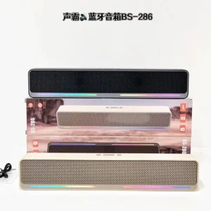 BS-286 Volume Boost High Quality RGB Wireless Bluetooth Smart Speaker Desktop Long Portable 16W Subwoofer High Power Speaker