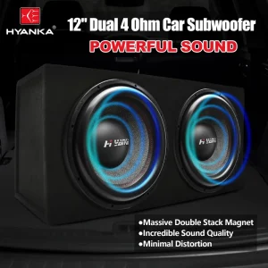 BSF-12-4 12 Inch Subwoofer Speaker for Car 8 Ohms with PP Cap