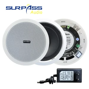 BT52 Factory Supply Ceiling Speaker Systems 6 inch Flush Mount Active Loud Speaker In Wall Smart Speaker