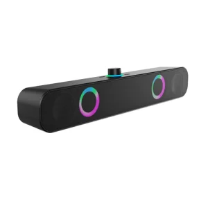 BT605 Wireless V5.3 Computer Speaker with TF Aux Sound Bar RGB LED Woofer Hi Fi Stereo Sound Portable Home Theatre Speaker