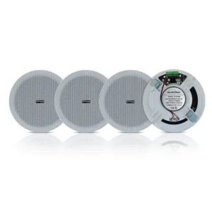 BT680 6.5 Inch Smart Sound Background Music System 4*20W Wireless Active Bluetooth Ceiling Speaker Set for Home/Store
