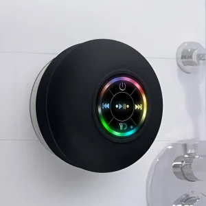 BTS07 LED Wireless Speaker Portable Waterproof Suction Cup Mini Shower Speaker