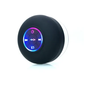 BTS07 Led Wireless Speaker Portable Waterproof Suction Cup Mini Shower Speaker
