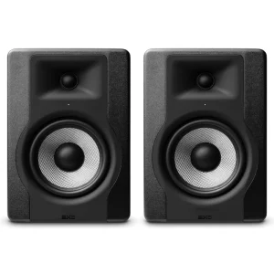 BX5 D3 Compact 2 Way 5 Inch Active Powered Studio Monitor Speaker for Music Production and Mixing for Connecting Mixer DJ Pair