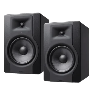 BX8 D3 Professional 2-Way 8 Inch Active Studio Monitor Speakers for Music Production Mixing With Onboard Acoustic Space Control
