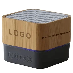 Bamboo Music Sound 3w Powered Rgb Wireless Mini Portable Bluetooths Speakers