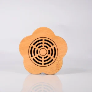 Bamboo Wooden Retro Clock Speaker FM Radio Home Audio Subwoofer TF Card USB Portable 5-10W 5-10 Hours Battery