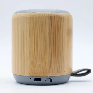 Bamboo and Wood Environmentally Friendly Wireless Speaker Desktop Mini Portable Speaker for Mobile Phone Gift
