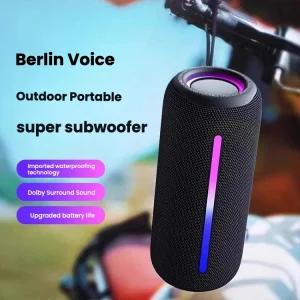 Bass Cannon Speaker Wireless High Power RGB Portable Outdoor Waterproof Heavy Bass Stereo Speaker