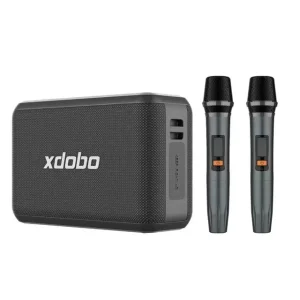 Beast 120W Gaming Bass Loud Portable Speakers Small Stereo Bluetooth Speaker With Two Wireless Microphones