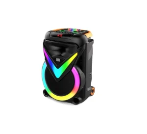 Big Bass Subwoofer Box Design DJ Speakers With RGB Light Trolly Speaker Home Theatre 18inch Speakers