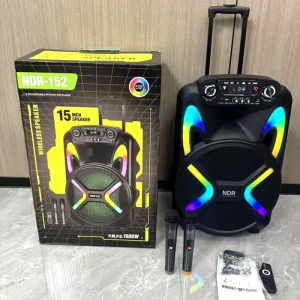Bigger Butterfly Trolley Karaoke Wireless BT Speaker Outdoor RGB Light Party DJ Super Bass Loud Speaker
