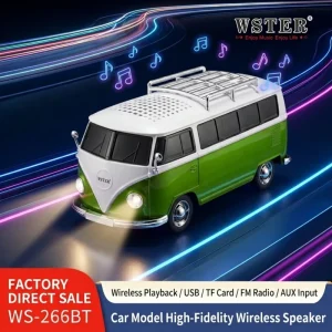 Blue Promotional Speaker Portable Audio Player Home Karaoke Speaker IPX5 Multifunction Speaker
