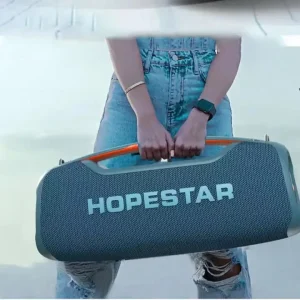 Blue Tooth Outdoor Horn 100W Vibration Rechargeable Portable Partybox Dual Woofer Speaker A60
