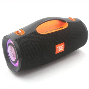 Blue Tooth Waterproof Wireless Stereo Bass Woofer Hifi Quality Speaker With LED RGB Light Outdoor Fabric Portable Speakers