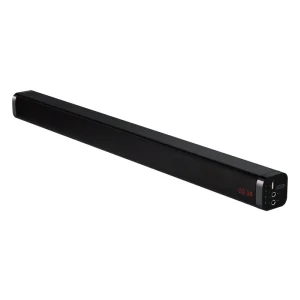 Bluetooth Soundbar with LED Screen 2.0 Channel Smooth Connection USB AUX Interfaces Multiple Inputs