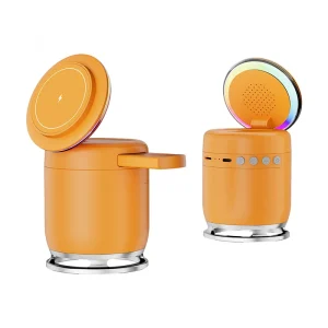 Bluetooth Speaker 25W Magnetic 3 in 1 Wireless Charger Fast Charging For Apple With RGB Light