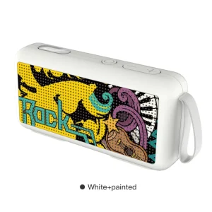 Bluetooth Speaker Creative Graffiti Painting Mini Plug in Radio Wireless Audio Speaker
