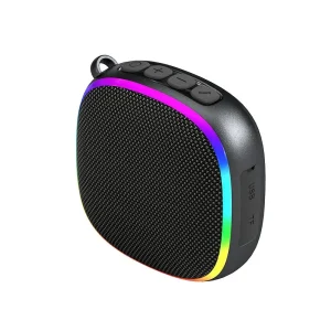 Bluetooth Waterproof Magnetic Base Portable Mini Outdoor Subwoofer with RGB Lights