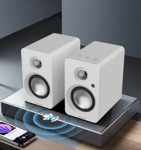 Bookshelf Speakers 2.0 Channel ABS Mini Size Lightweight 3 Inch Speaker
