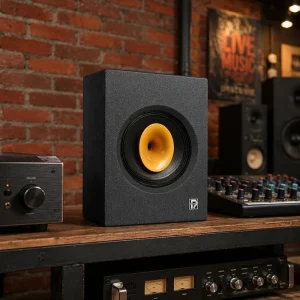 Bookshelf Style Active 8 inch 8 Ohm External High frequency Waveguide Coaxial Speaker USB XLR Professional Monitoring OEM ODM