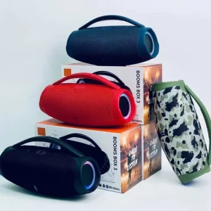 Boom Box3 Battle God 3rd Generation Bluetooth Waterproof Plastic Wireless Speaker with LED Light Card InsertPortable Subwoofer