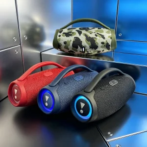 Boombox 3 Mini Wireless Speaker RGB LED Light Portable Outdoor Handheld Heavy Bass Subwoofer Party Speaker