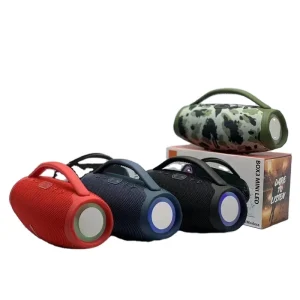 Boombox3 Outdoor Portable Heavy Bass Speaker Built in Mic Anti Fall Design USB Powered for 5 10W Audio