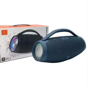 Boombox3 RGB LED Handle Portable Wireless Speakers Waterproof PC Subwoofer Outdoor Music Player Speaker for Gift