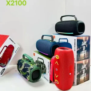 Box2100 Portable Speaker High Power Super Bass Loud Boombox Outdoor Party FM Radio USB