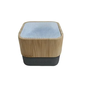 Bulk-selling hot-pressed wooden speaker mini small speaker wireless speaker