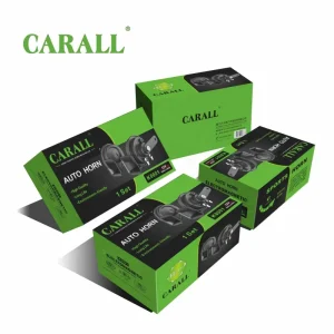 CARALL K8001 Electric Snail Car Horn Universal Vehicle Warning Horn 12V 24V Dual Tone Waterproof Auto Horn